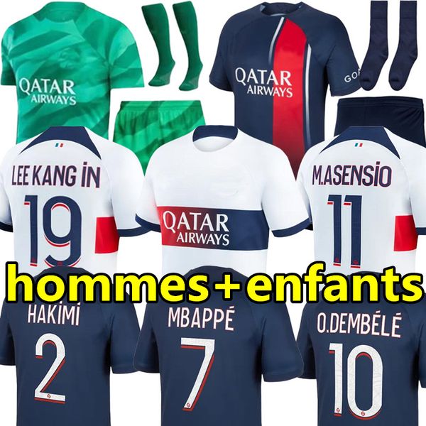 23 24 soccer jerseys psgs mbappe dembele hakimi g. ramos verratti fabian lee kang in asension donnarumma 2023 2024 football shirt men kids k, Black;yellow
23 24 soccer jerseys psgs mbappe dembele hakimi g. ramos verratti fabian lee kang in asension donnarumma 2023 2024 football shirt men kids k, Black;yellow