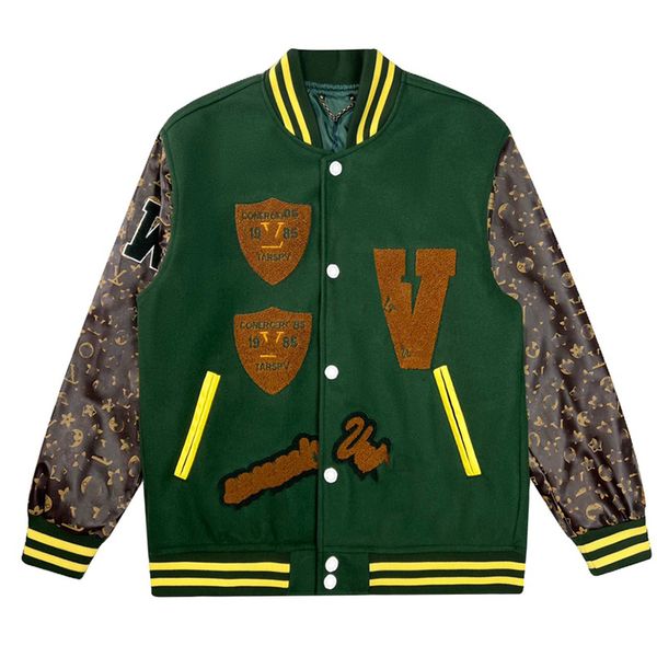 designer mens varsity jacket baseball coat fashion womens letterman jackets embroiderd letter jacket single breasted couples men's305, Black
designer mens varsity jacket baseball coat fashion womens letterman jackets embroiderd letter jacket single breasted couples men's305, Black