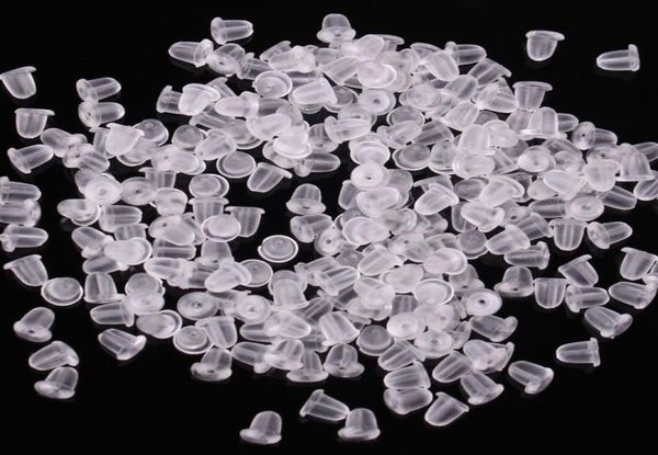 100x clear soft plastic silicone rubber earring backs sers earstud earring plugs back caps clear lock ser earnut findings 9345490, White
100x clear soft plastic silicone rubber earring backs sers earstud earring plugs back caps clear lock ser earnut findings 9345490, White