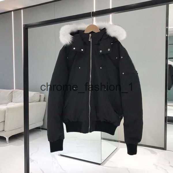 men's down real fur winter mens mooses ballistic bomber parka jackets warm outwear coat windproof short 8 afbs, Black
men's down real fur winter mens mooses ballistic bomber parka jackets warm outwear coat windproof short 8 afbs, Black