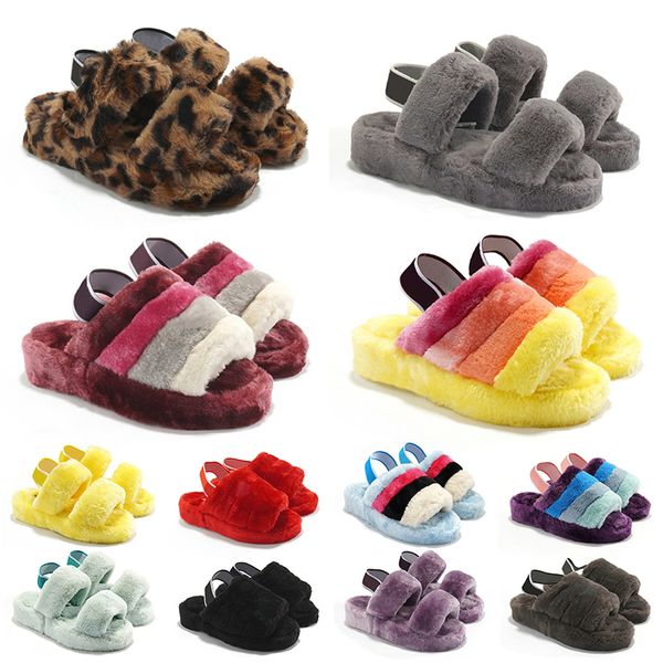 luxurys fur slippers designer women furry fluffy shearling sandals slippers sheep wool flats soft warm fur slides winter home outdoor wggs f, Black
luxurys fur slippers designer women furry fluffy shearling sandals slippers sheep wool flats soft warm fur slides winter home outdoor wggs f, Black