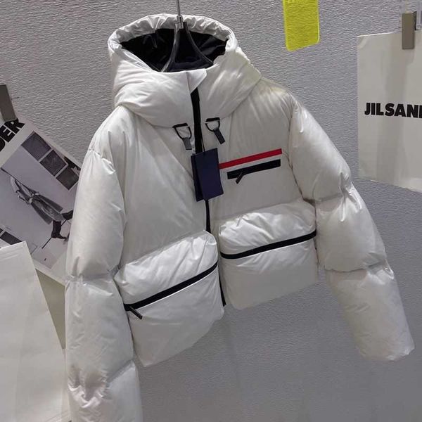 winter 2023 men's down jacket short hooded jacket designer fashion clothing men's letter jacquard padded hood button zipper pocket, Black
winter 2023 men's down jacket short hooded jacket designer fashion clothing men's letter jacquard padded hood button zipper pocket, Black