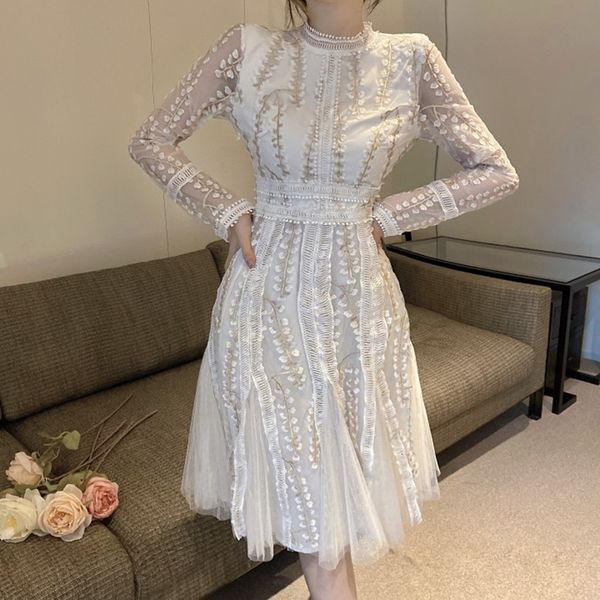basic casual dresses fashion flower embroidery dress luxury autumn winter women mesh lace floral long sleeve slim ball gown party 230817, Black;gray
basic casual dresses fashion flower embroidery dress luxury autumn winter women mesh lace floral long sleeve slim ball gown party 230817, Black;gray