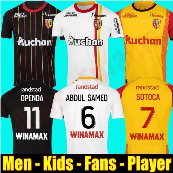 2023 rc lens third away maillot soccer jerseys 23 24 saint barbara special kakuta openda 11 ganago sotoca fofana fortes football shirts 2023, Black;yellow
2023 rc lens third away maillot soccer jerseys 23 24 saint barbara special kakuta openda 11 ganago sotoca fofana fortes football shirts 2023, Black;yellow