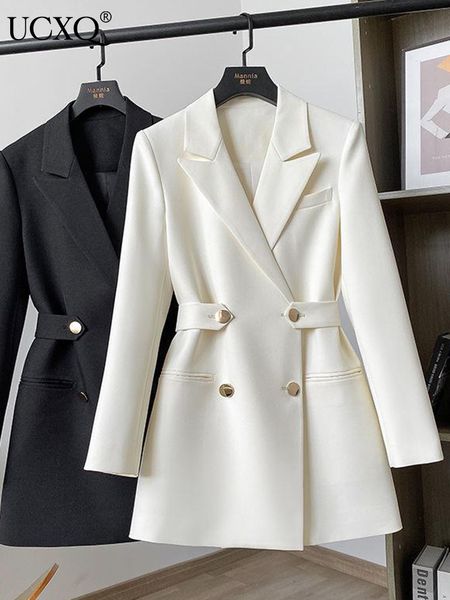womens suits blazers ucxq temperament simple fashion notched double breasted midi women spring summer full sleeve suit jacket ab3799 230817, White;black
womens suits blazers ucxq temperament simple fashion notched double breasted midi women spring summer full sleeve suit jacket ab3799 230817, White;black