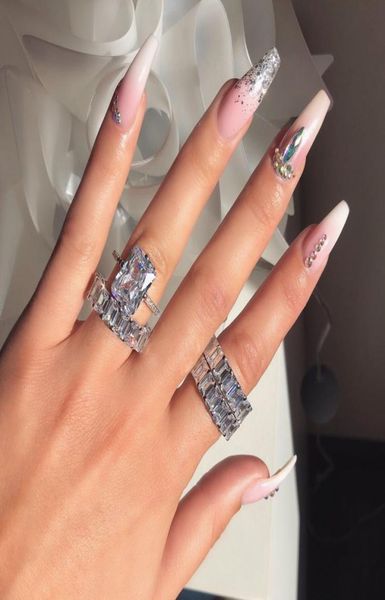 new female big square diamond ring 925 sterling silver wedding finger ring luxury love engagement rings for women jewelry5756300, Slivery;golden
new female big square diamond ring 925 sterling silver wedding finger ring luxury love engagement rings for women jewelry5756300, Slivery;golden