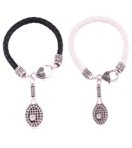 infinity love crystal tennis racket with ball charm pendent bracelets christmas gifts women fashion black white leather bracelets 3910307, Golden;silver
infinity love crystal tennis racket with ball charm pendent bracelets christmas gifts women fashion black white leather bracelets 3910307, Golden;silver