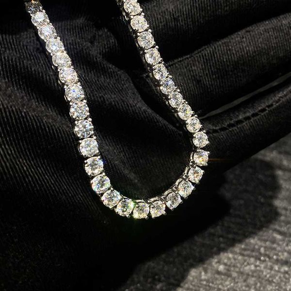 4mm white gold plated 925 silver link iced out hip hop diamond tennis necklace jewelry moissanite chain
4mm white gold plated 925 silver link iced out hip hop diamond tennis necklace jewelry moissanite chain