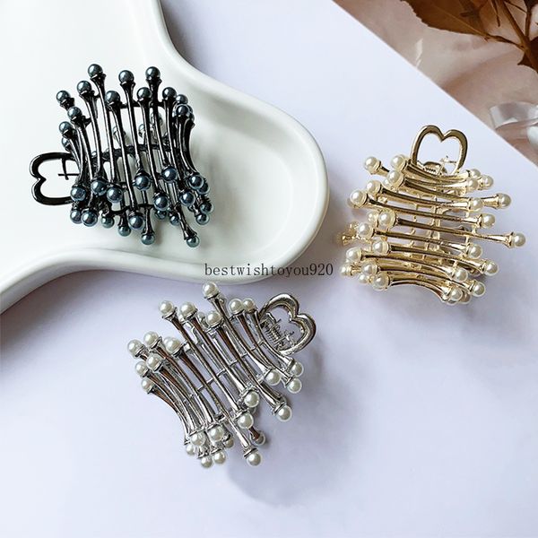 delicate pearls metal hair clip for girls 2023 summer high ponytail holder hair claw hairpin grab clips accessories, Golden;silver
delicate pearls metal hair clip for girls 2023 summer high ponytail holder hair claw hairpin grab clips accessories, Golden;silver