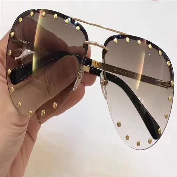 luxury-women men stud polit sunglasses gold brown gradient len oversized the party sunglasses designer sunglasses new with box180n, White;black
luxury-women men stud polit sunglasses gold brown gradient len oversized the party sunglasses designer sunglasses new with box180n, White;black