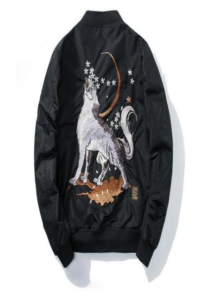 autumn men ma1 bomber jacket harajuku wolf embroidery fashion streetwear casual baseball jackets coats1287137, Black;brown
autumn men ma1 bomber jacket harajuku wolf embroidery fashion streetwear casual baseball jackets coats1287137, Black;brown