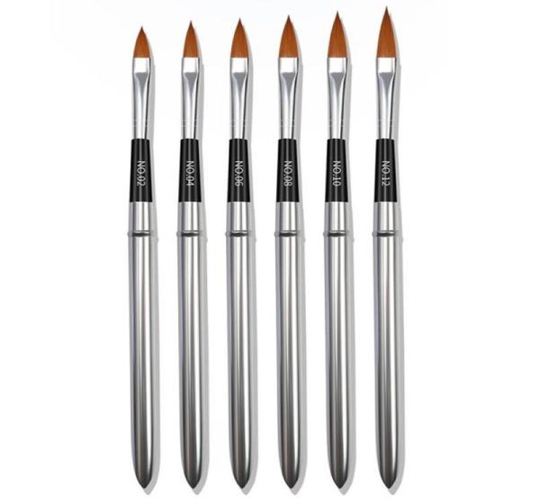6pcs set acrylic brushes nylon hair nail art brush detachable handle kolinsky brushs pen gel builder carving dotting drawing tools8216035, Yellow
6pcs set acrylic brushes nylon hair nail art brush detachable handle kolinsky brushs pen gel builder carving dotting drawing tools8216035, Yellow