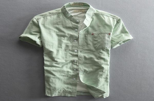 slim fit mandarin collar short sleeve linen cotton shirt men white green dark blue men039s casual summer shirts with pocket1503765, White;black
slim fit mandarin collar short sleeve linen cotton shirt men white green dark blue men039s casual summer shirts with pocket1503765, White;black