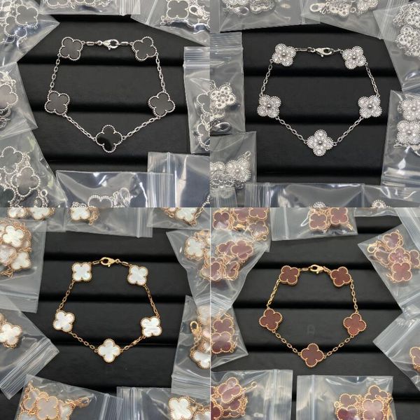 18k gold plated classic fashion charm titanium bracelet four-leaf clover designer jewelry elegant mother-of-pearl bracelets for women high q, Black
18k gold plated classic fashion charm titanium bracelet four-leaf clover designer jewelry elegant mother-of-pearl bracelets for women high q, Black