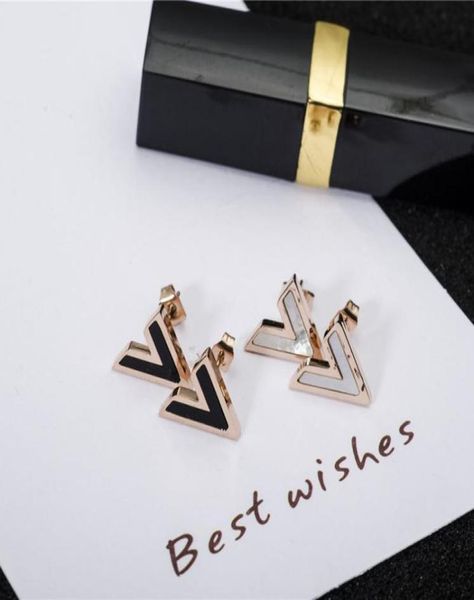 yun ruo brand 316l stainless steel rose gold color white black shell v shape stud earring woman jewelry prevent allergy and fade4765843, Golden;silver
yun ruo brand 316l stainless steel rose gold color white black shell v shape stud earring woman jewelry prevent allergy and fade4765843, Golden;silver