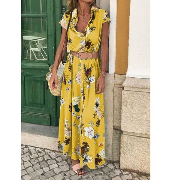 women summer floral print maxi dress boho style beach party turn down neck singlebreasted belt plus size 2xl long vestidos3462758, Black;gray
women summer floral print maxi dress boho style beach party turn down neck singlebreasted belt plus size 2xl long vestidos3462758, Black;gray