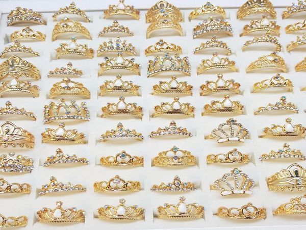 50pcslot rhinestone crown rings charming fashion finger ring for women and girls party wedding engagement jewelry1580033, Slivery;golden
50pcslot rhinestone crown rings charming fashion finger ring for women and girls party wedding engagement jewelry1580033, Slivery;golden