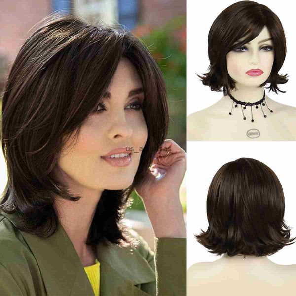 synthetic wigs gnimegil synthetic brown wigs for white woman short curly wig with side bangs mix brown wig for seniors women old lady wig hk, Black
synthetic wigs gnimegil synthetic brown wigs for white woman short curly wig with side bangs mix brown wig for seniors women old lady wig hk, Black
