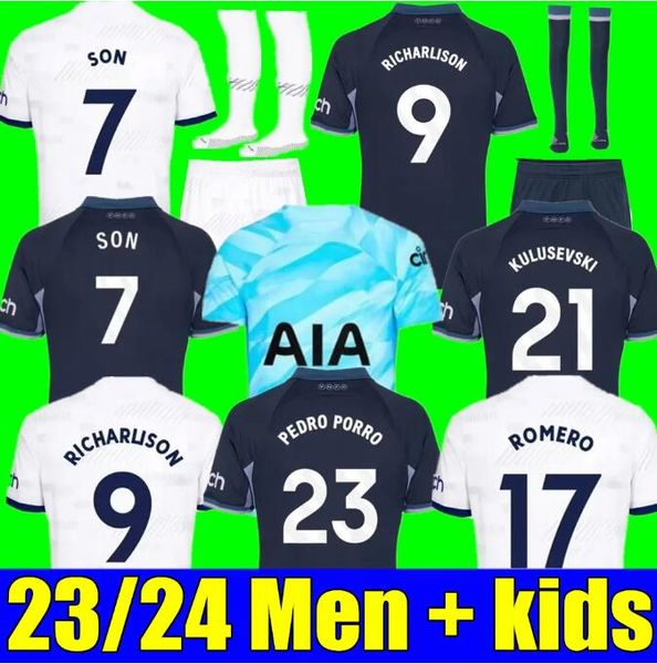 23 24 son soccer jerseys long sleeve kulusevski perisic kane home 2022 2023 lucas dele football kit shirt bryan men women porro kids size s, Black;yellow
23 24 son soccer jerseys long sleeve kulusevski perisic kane home 2022 2023 lucas dele football kit shirt bryan men women porro kids size s, Black;yellow