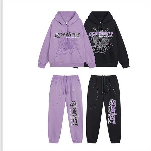 23ss autumn/winter fashion brand sp5der 555555 spider web hoodie hip hop men's and women's casual, Black
23ss autumn/winter fashion brand sp5der 555555 spider web hoodie hip hop men's and women's casual, Black