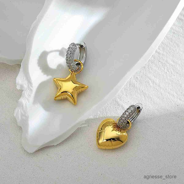 charm flashbuy micro inlaid heart pentagram asymmetric earrings for women new gold color earrings jewelry teen gift r230830, Golden
charm flashbuy micro inlaid heart pentagram asymmetric earrings for women new gold color earrings jewelry teen gift r230830, Golden