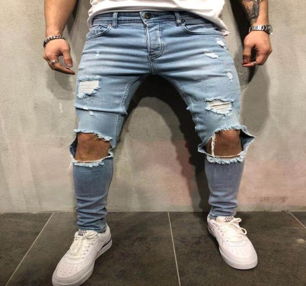 men clothing new pants destroyed mens slim denim straight biker skinny jeans men ripped jeans new6961396, Blue
men clothing new pants destroyed mens slim denim straight biker skinny jeans men ripped jeans new6961396, Blue