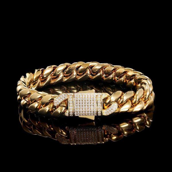 bangle ling zircon spring buckle hip hop bracelet for men stainless steel cuban chain titanium steel men's bracelet jewelry gifts j2308, Black
bangle ling zircon spring buckle hip hop bracelet for men stainless steel cuban chain titanium steel men's bracelet jewelry gifts j2308, Black