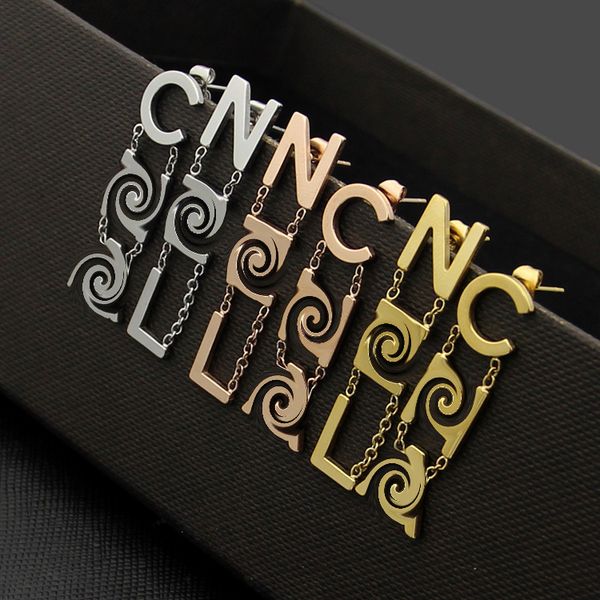 original branded designer long 4cm c stud drop dangle 316l stainless steel 18k gold silver rose women letter logo engrave earrings wedding j, Golden;silver
original branded designer long 4cm c stud drop dangle 316l stainless steel 18k gold silver rose women letter logo engrave earrings wedding j, Golden;silver
