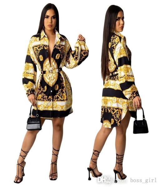 retail womens dresses 2022 fashion casual printed shirt dress with belt long sleeves shirt7209099, Black;gray
retail womens dresses 2022 fashion casual printed shirt dress with belt long sleeves shirt7209099, Black;gray
