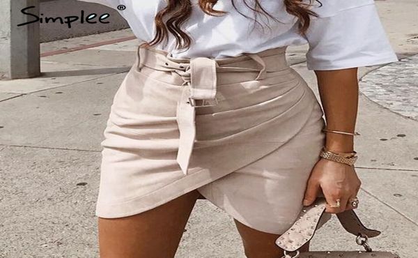 simplee asymmetric suede leather skirts womens high waist sashes winter skirt female ruched bodycon pink short skirt autumn y200702209984, Black
simplee asymmetric suede leather skirts womens high waist sashes winter skirt female ruched bodycon pink short skirt autumn y200702209984, Black