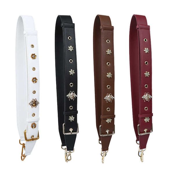 new wide shoulder belt little bee women's bag accessories bag belt cowhide single shoulder belt multi adjustable diagonal bag belt 2308, Black
new wide shoulder belt little bee women's bag accessories bag belt cowhide single shoulder belt multi adjustable diagonal bag belt 2308, Black