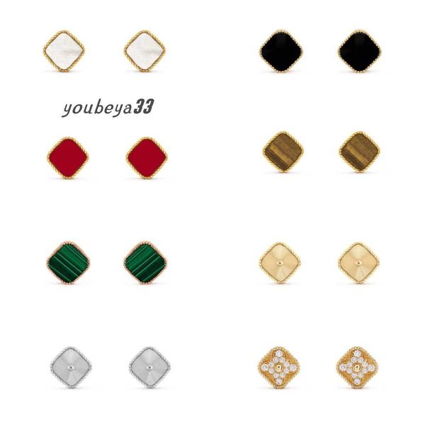 vintage fashion 4/four leaf clover charm stud earrings back mother-of-pearl silver 18k gold plated agate for women girls valentine's mo, Golden;silver
vintage fashion 4/four leaf clover charm stud earrings back mother-of-pearl silver 18k gold plated agate for women girls valentine's mo, Golden;silver