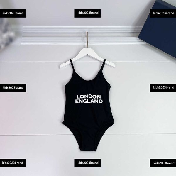 

baby bikini black girls swimwear designer one-piece new arrival vogue kid beach supplies size 80-150 cm mar23