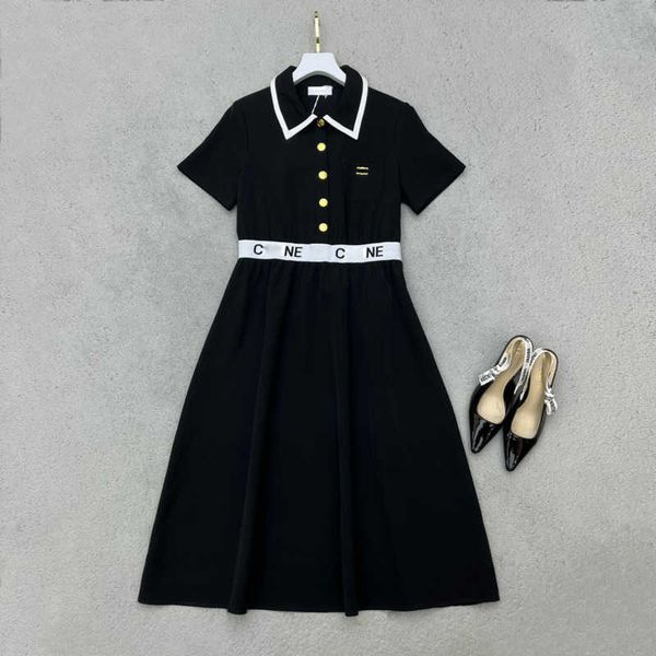 women casual dresses fashion shirt dress metal embroidery logo tennis skirt summer short sleeve polo shirt luxury womens clothing, Black;gray
women casual dresses fashion shirt dress metal embroidery logo tennis skirt summer short sleeve polo shirt luxury womens clothing, Black;gray