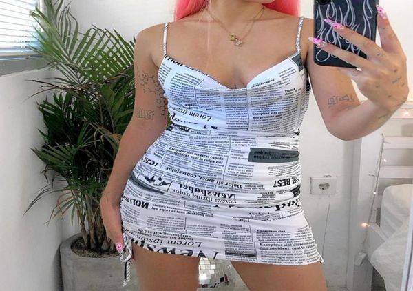women backless newspaper print dress summer fashion sleeveless drawstring short dress for women ladies1797496, Black;gray
women backless newspaper print dress summer fashion sleeveless drawstring short dress for women ladies1797496, Black;gray