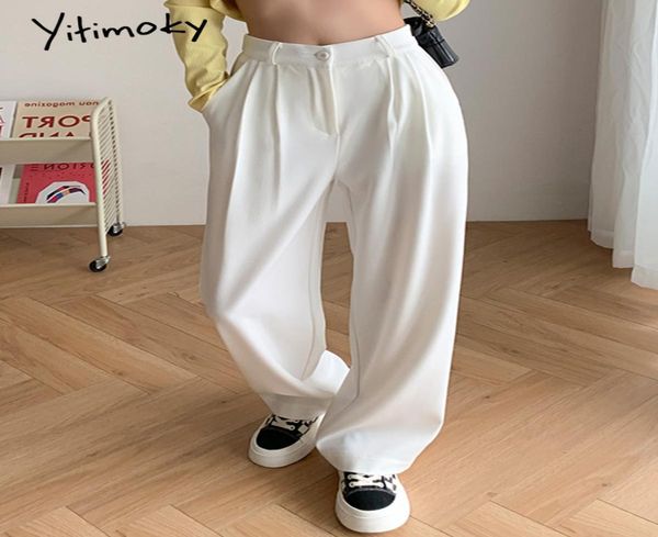 yitimoky white suits pants for women elegant office ladies trousers wide leg straight loose baggy black work korean style pants cx2185590, Black;white
yitimoky white suits pants for women elegant office ladies trousers wide leg straight loose baggy black work korean style pants cx2185590, Black;white