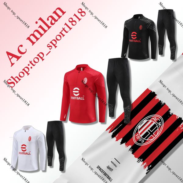 aa22 23 24 ac milans tracksuit tuta maglia training survetement camiseta tracksuit men and kids uomo calcio squitude jogging men kids, Black
aa22 23 24 ac milans tracksuit tuta maglia training survetement camiseta tracksuit men and kids uomo calcio squitude jogging men kids, Black