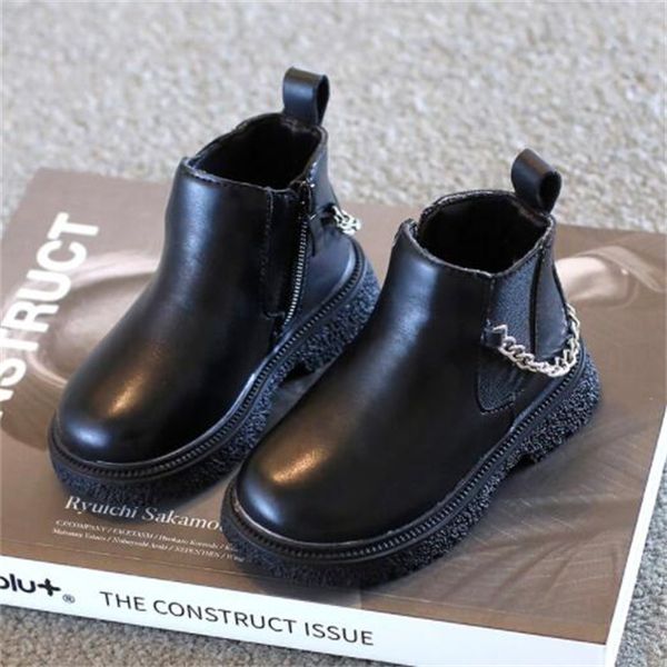 fashion kids martin boots non-slip side zipper boy girl ankle boot chain decoration snow boot autumn winter children shoes, Black;grey
fashion kids martin boots non-slip side zipper boy girl ankle boot chain decoration snow boot autumn winter children shoes, Black;grey