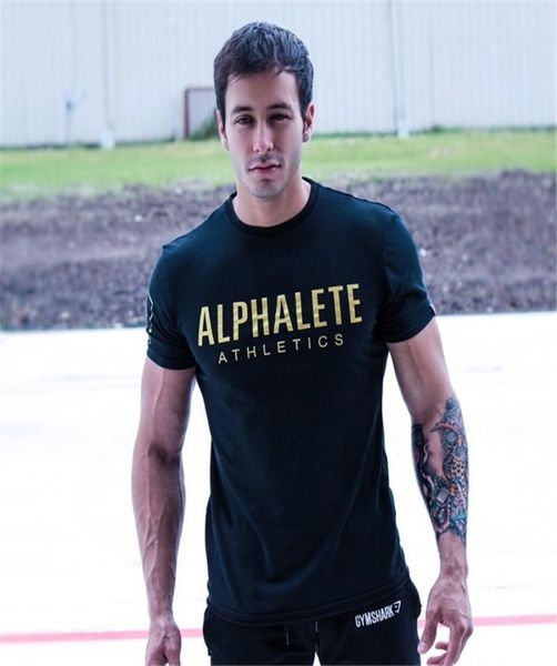 2018 brand men tshirt fitness slim fit shirts crossfit short sleeve cotton clothes fashion leisure oneck alphalete printed tee2178857, White;black
2018 brand men tshirt fitness slim fit shirts crossfit short sleeve cotton clothes fashion leisure oneck alphalete printed tee2178857, White;black