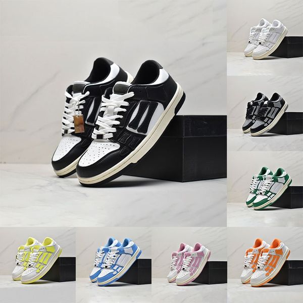 designer skel casual shoes for men women leather sneakers low platform outdoor shoe mens trainers triple black white green orange red lime p
designer skel casual shoes for men women leather sneakers low platform outdoor shoe mens trainers triple black white green orange red lime p