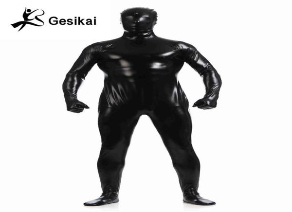 men039s metallic shiny zentai full bodysuit back zipper costum made tights suits men039s full bodysuit cosplay halloween cos6067422, Black
men039s metallic shiny zentai full bodysuit back zipper costum made tights suits men039s full bodysuit cosplay halloween cos6067422, Black