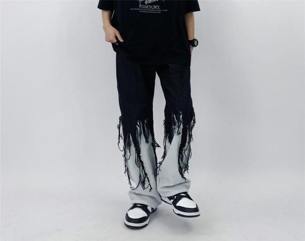 men039s jeans men high street hip hop contrast color tassel loose korean fashion clothing y2k pants loosemen039s4407313, Blue
men039s jeans men high street hip hop contrast color tassel loose korean fashion clothing y2k pants loosemen039s4407313, Blue