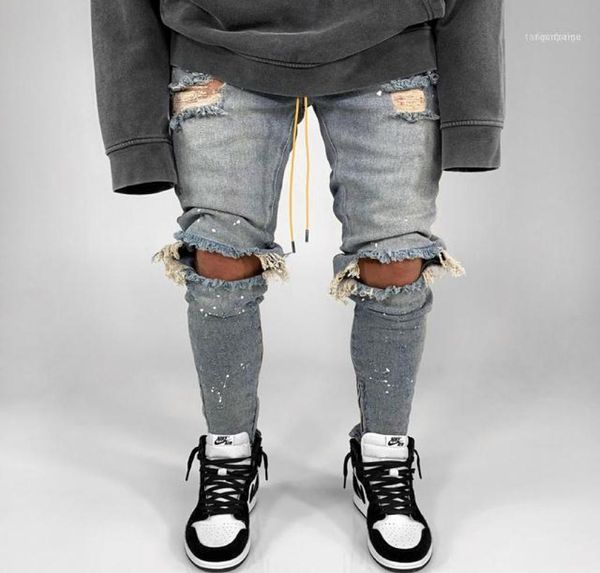 men039s jeans men big knee hole ripped pencil pants biker skinny slim frayed denim trousers fashion hip hop jean8793761, Blue
men039s jeans men big knee hole ripped pencil pants biker skinny slim frayed denim trousers fashion hip hop jean8793761, Blue