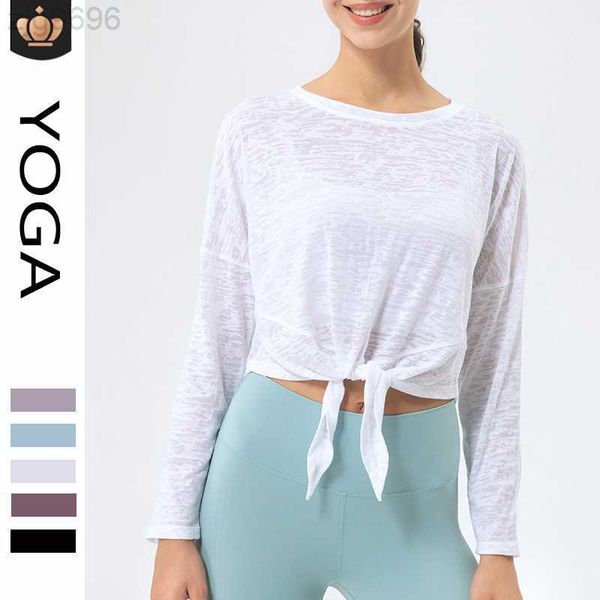 desginer al yoga t short sweatshirt new breathable loose strap running fitness long sleeve cover top, White
desginer al yoga t short sweatshirt new breathable loose strap running fitness long sleeve cover top, White