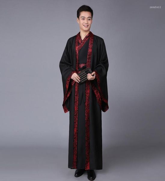 stage wear chinese folk dance 3 pcs men performance dynasty hanfu costume satin robe traditional dress2269891, Black;red
stage wear chinese folk dance 3 pcs men performance dynasty hanfu costume satin robe traditional dress2269891, Black;red
