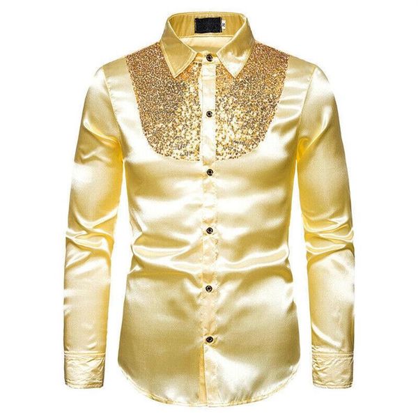 men's dress shirts men satin shiny silk wedding shirt long sleeve sequin fitness slim male blouse ruffle3089, White;black
men's dress shirts men satin shiny silk wedding shirt long sleeve sequin fitness slim male blouse ruffle3089, White;black