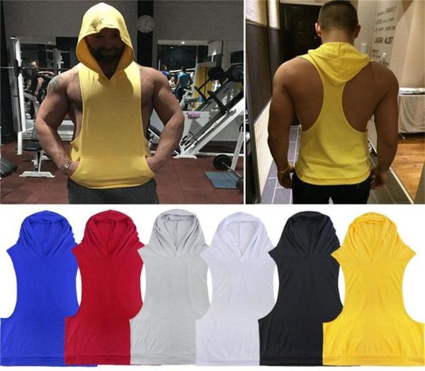 hooded tank men muscle gym clothing with packet hoodie bodybuilding tanksolid workout sleeveless vest pullover stringer7849232, White;black
hooded tank men muscle gym clothing with packet hoodie bodybuilding tanksolid workout sleeveless vest pullover stringer7849232, White;black