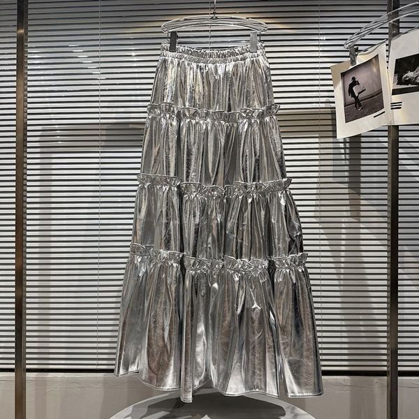 skirts wdmsna silver loose casual skirt for women 2023 summer french high waist ruffles faldas a line large swing cake long 230818, Black
skirts wdmsna silver loose casual skirt for women 2023 summer french high waist ruffles faldas a line large swing cake long 230818, Black