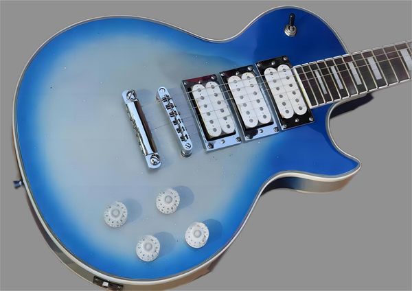 deluxe custom blue burst electric guitar 3 humbucker pickupa mahogany body rosewood fingerboard chrome hardware
deluxe custom blue burst electric guitar 3 humbucker pickupa mahogany body rosewood fingerboard chrome hardware