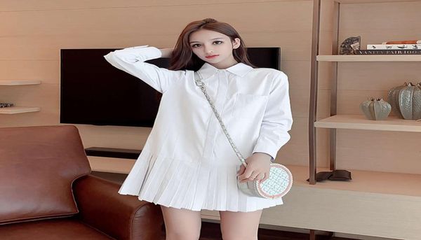 dress long sleeve women039s spring loose college style pleated shirt skirt medium length design2856768, Black;gray
dress long sleeve women039s spring loose college style pleated shirt skirt medium length design2856768, Black;gray